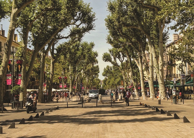 Aix en Provence, home to vibrant and eclectic open-air markets