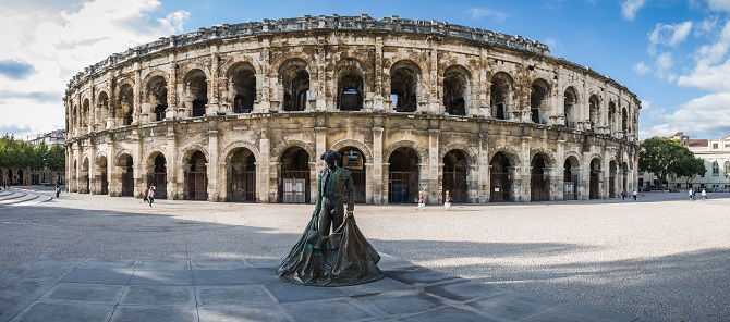 Roman Arena (amphitheater) in Arles, France